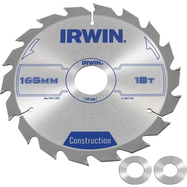 Irwin ATB Construction Circular Saw Blade 165mm 18T 30mm