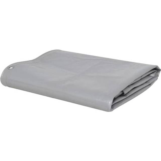 vidaXL Tarpaulin 650 g/m² 4x8 m Green