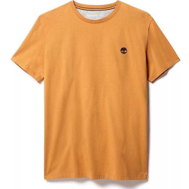 Timberland Badge Logo T Shirt Brown