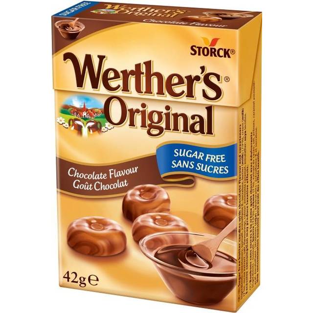 Werthers Original Chokladkaramell Sockerfri, 42 g