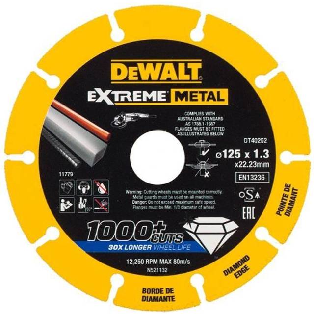 DeWalt Extreme Diamond Metal Cutting Disc 125mm
