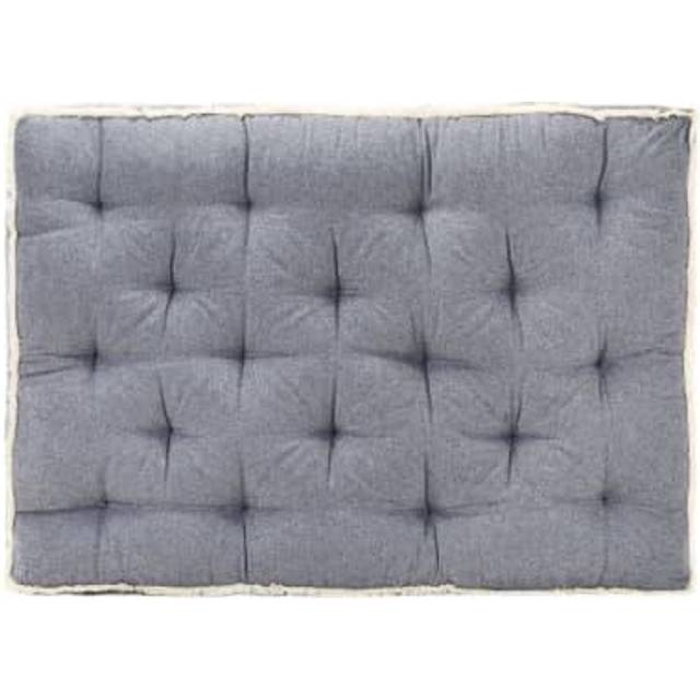 vidaXL Dyna till pallsoffa blå 120x80x10 cm