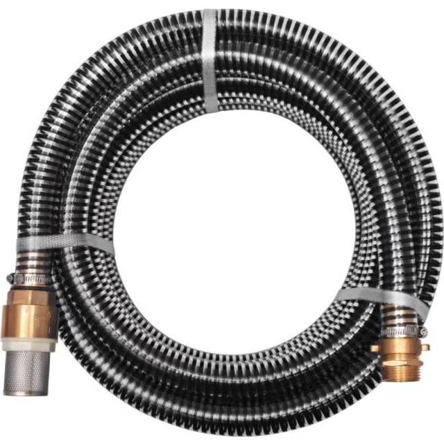 Sugslang med koppling i mässing 7 m 25 mm grön