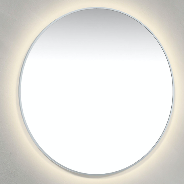 Spegel Macro Design Crown Ambilight Rund Med Ram