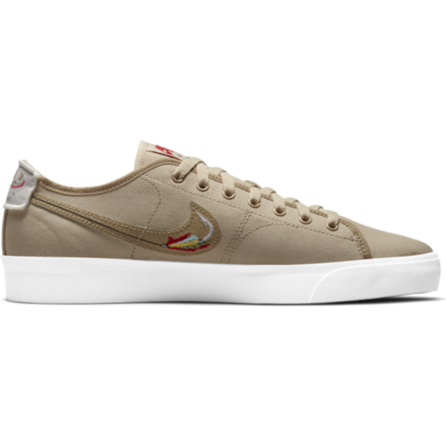 Nike Daan Van Der Linden x Blazer Court SB Grain Unisex Sneakers Brown Light-Bone Sail CZ5605-201 36.5