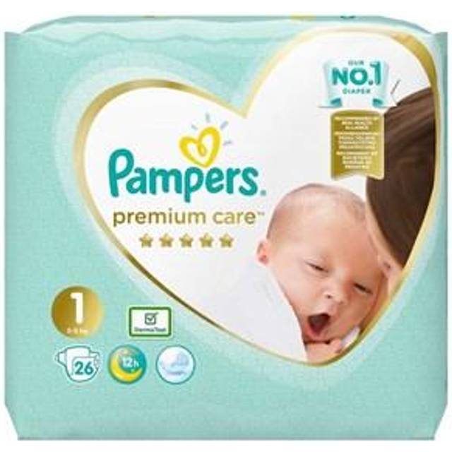 Pampers Premium Care Size 1 engångsblöjor 2-5 kg 26 st.