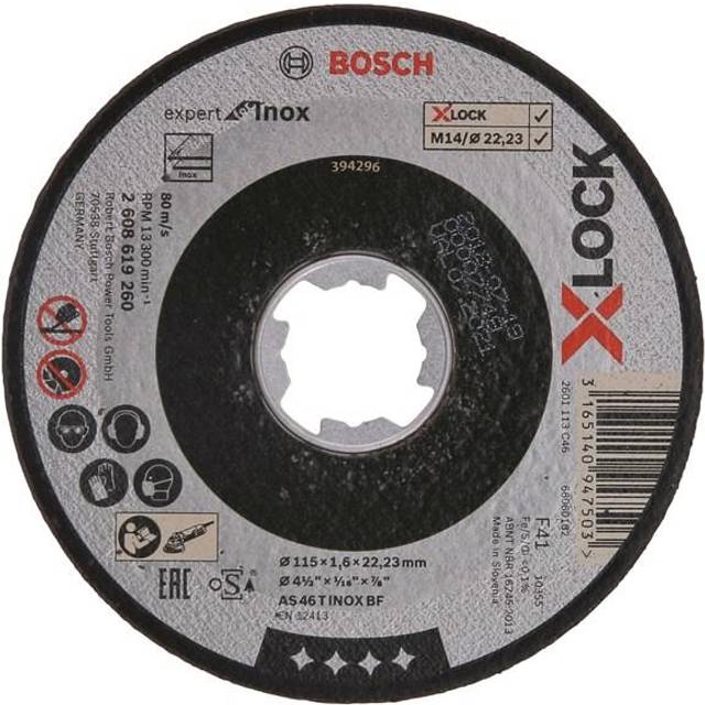 Bosch Expert X Lock Inox Cutting Disc 115mm 1.6mm 22mm