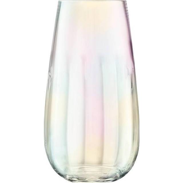 LSA International Pearl Optic Vase, Wide, H28cm