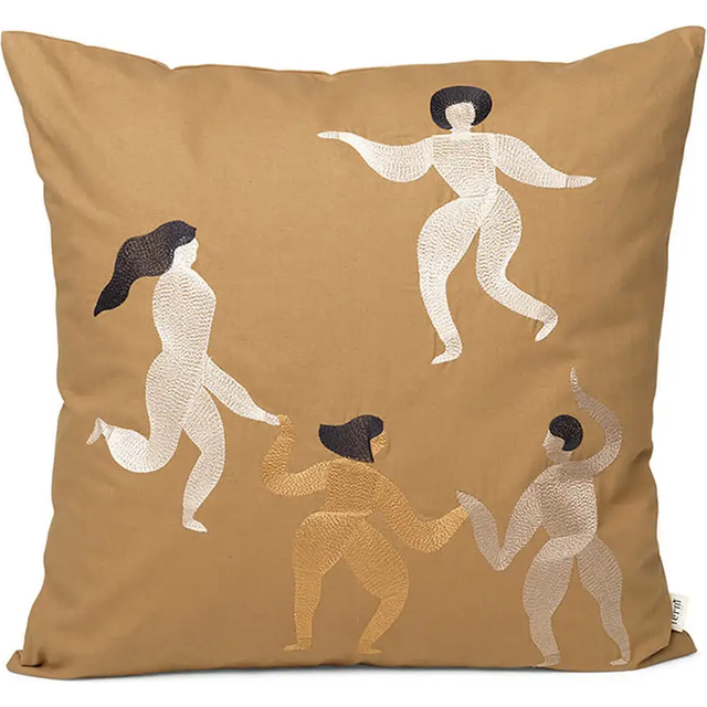 Ferm Living Free kudde 50x50 cm Sugar kelp