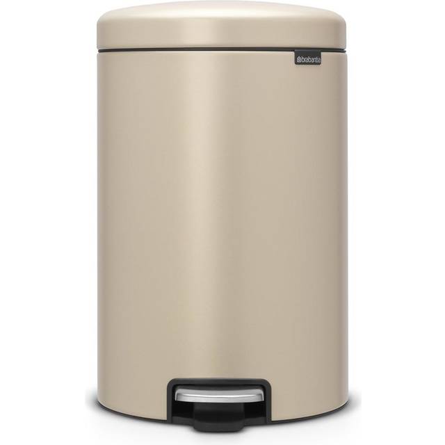 Brabantia NewIcon Pedal Bin, 20 Litre, Mineral Golden Beach