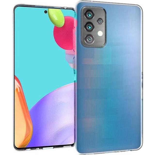 Insmat Crystal - Baksidesskydd för mobiltelefon - klar - för Samsung Galaxy A52, A52 5G, A52s 5G