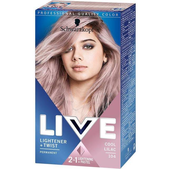 Schwarzkopf LIVE Lightener + Twist 104 Cool Lilac