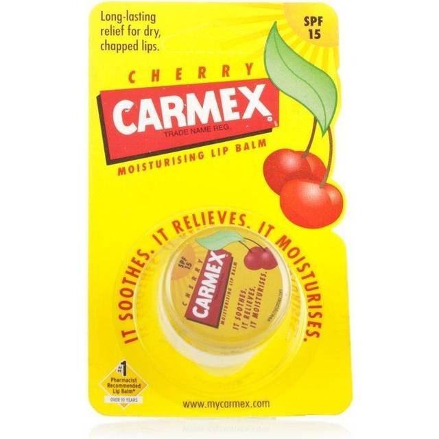 Carmex Moisturising Lip Balm Pot - Yellow / Cherry