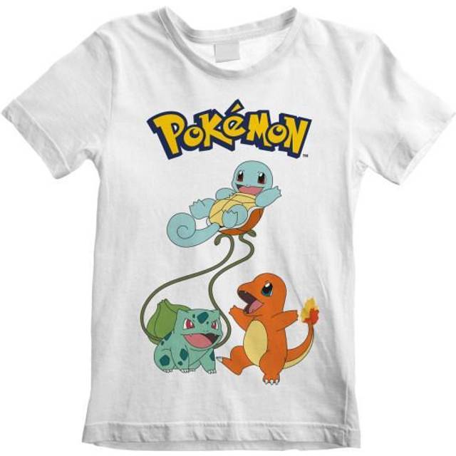 Pokémon Kids - Original Trio T-Shirt white - 4 Years