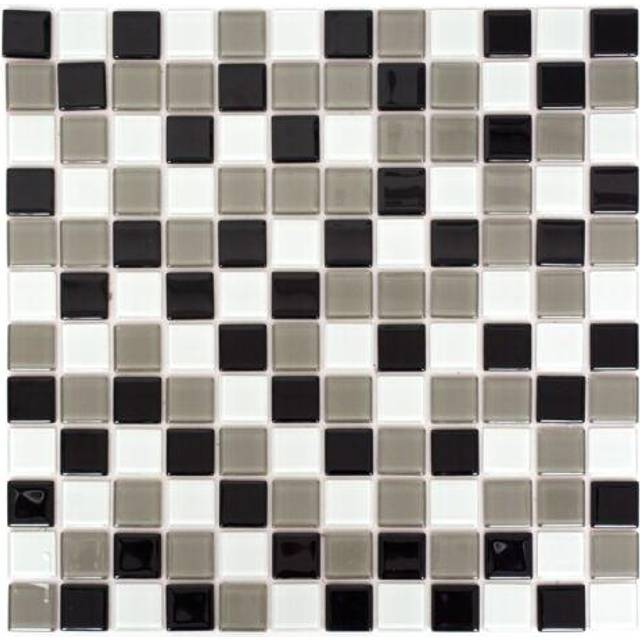 Mosaik Självhäftande Brun/Vit/Svart 30X30Cm Pris Per Ark