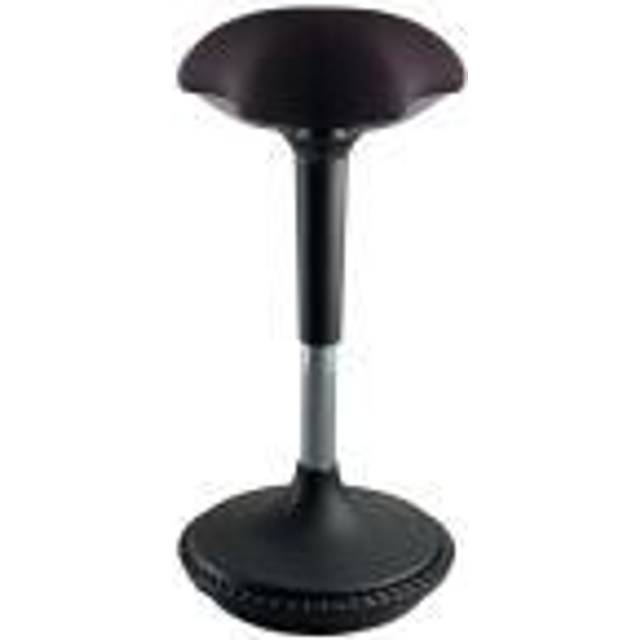 Unilux Swivel Moove Stool Height Adjustable Sit Stand Stool Black - 400110242