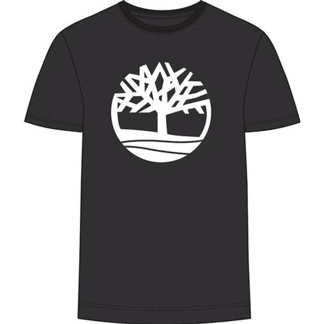 Timberland Kennebec River Short Sleeve Tree Logo T-Shirt - White, White, Size S, Men