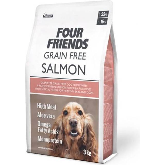FourFriends Dog Grain Free Salmon - Derma Coat 3 kg