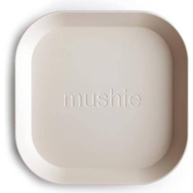 Square Plates, Set of 2 (Cloud)