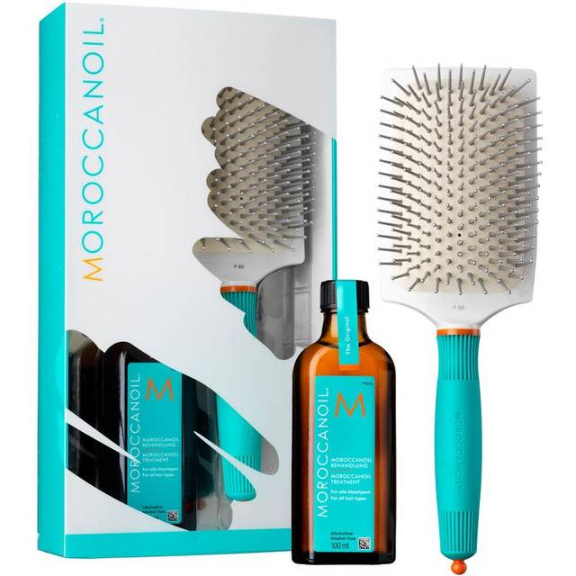 Moroccanoil Treatment + Ceramic Paddle Brush 100ml