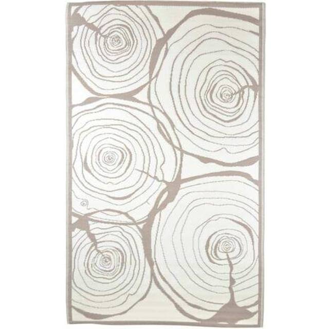 Esschert Design Utomhusmatta 240x150 cm årsringar