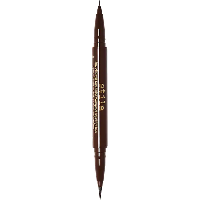 Stila Stay All Day® Dual-Ended Waterproof Liquid Eye Liner 1ml (Various Shades) - Dark Brown