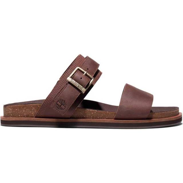 Timberland Amalfi Vibes Double Strap Leather Sandals - UK 10 - Brown - 10/10.5