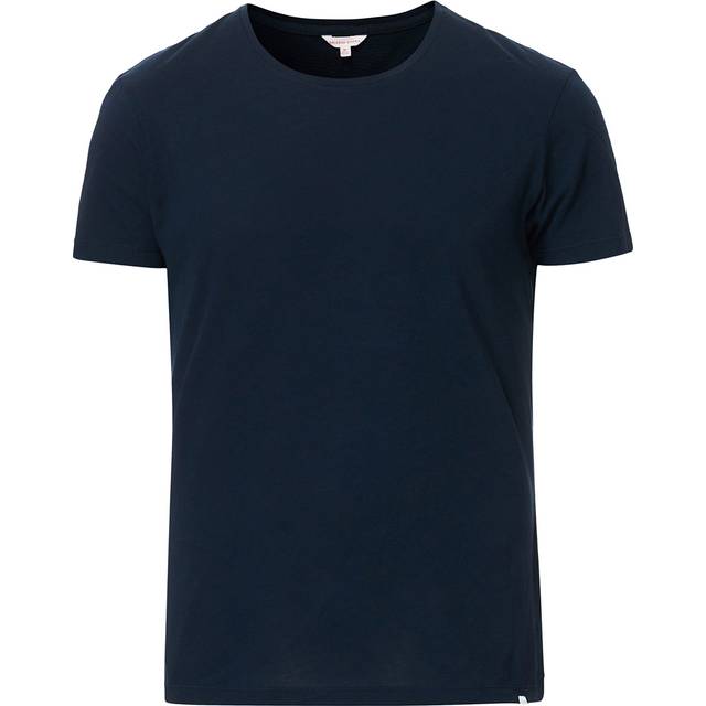 Orlebar Brown Mens Vy Ob-t Crewneck Cotton-jersey T-shirt S - NAVY