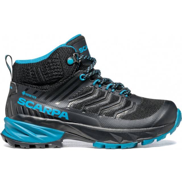Scarpa Rush Mid Kid GTX - Vandringskängor - Børn Black / Ottanio 30