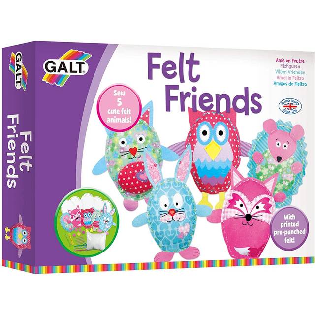 Felt Friends Animal Craft Set - Galt Sewing Toys -  galt felt friends sewing toys