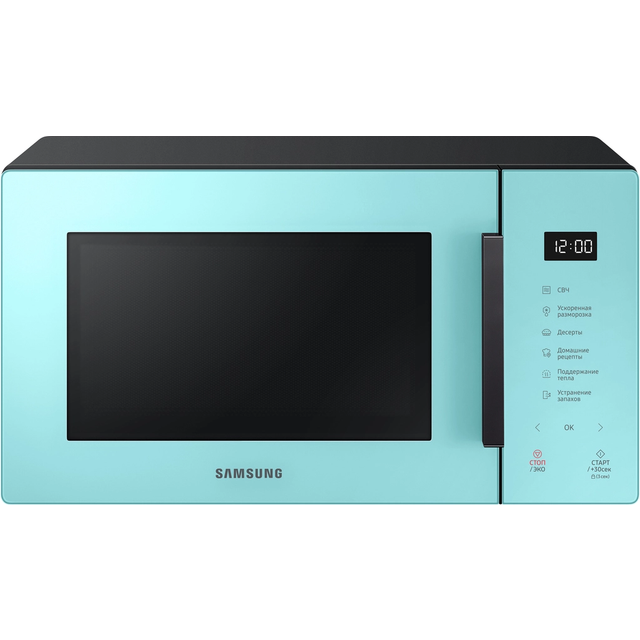 Samsung Bespoke MS23T5018AN/EE mikrovågsugn, Clean Mint