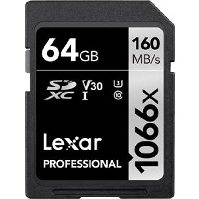 Lexar SDXC Professional Type Silver - 1066x 160MB/s V30 I 64 GB