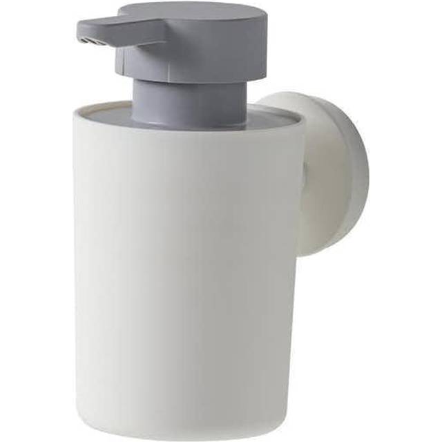 Urban Soap Dispenser, Stainless Steel, White, 6.8 x 12.3 x 10.5 cm