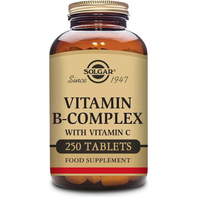 Solgar B-Complex with Vitamin C Stress Formula 250 Tablets