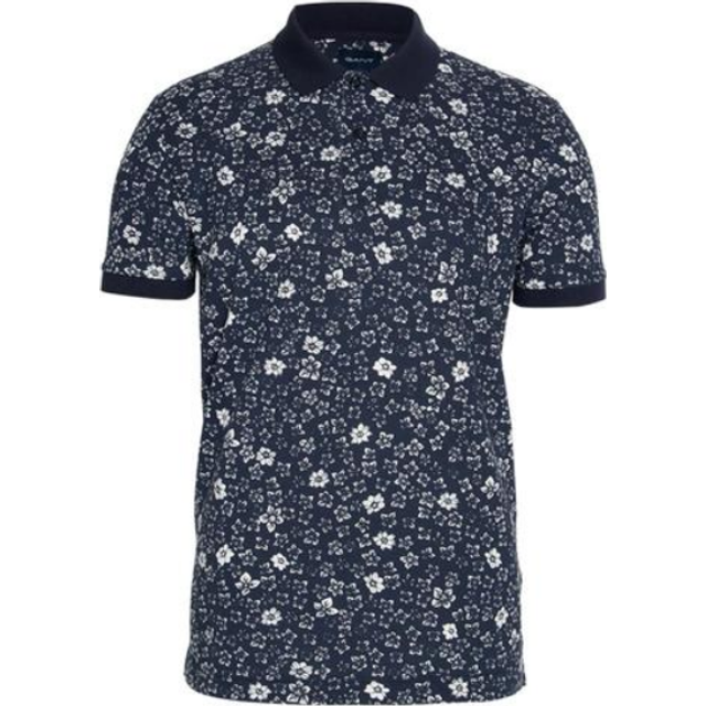 Gant, Topp, Herr, S, Bomull, Pikétröja i bomull med broderi - multicolor (S)