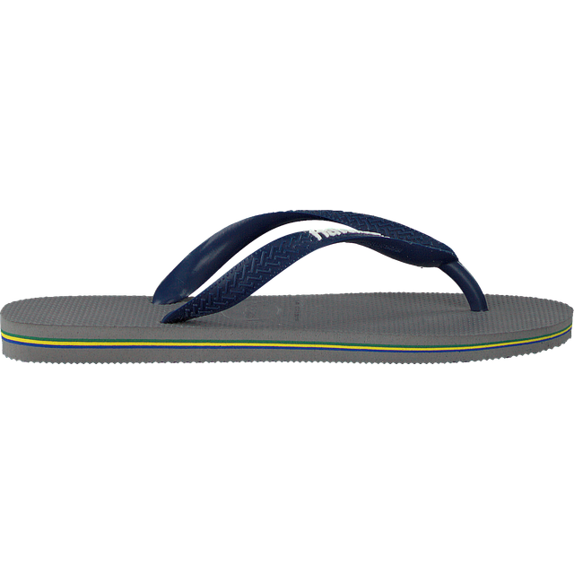 Havaianas unisex Brasil-logo, marineblauw, 9/10