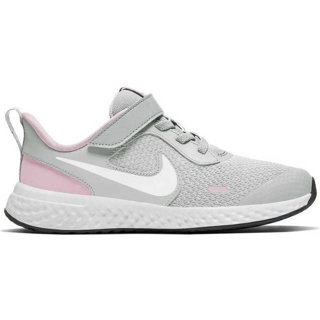(Silver, 10 (Children's)) Nike Revolution 5 Ps Girls' Trainers UK Size