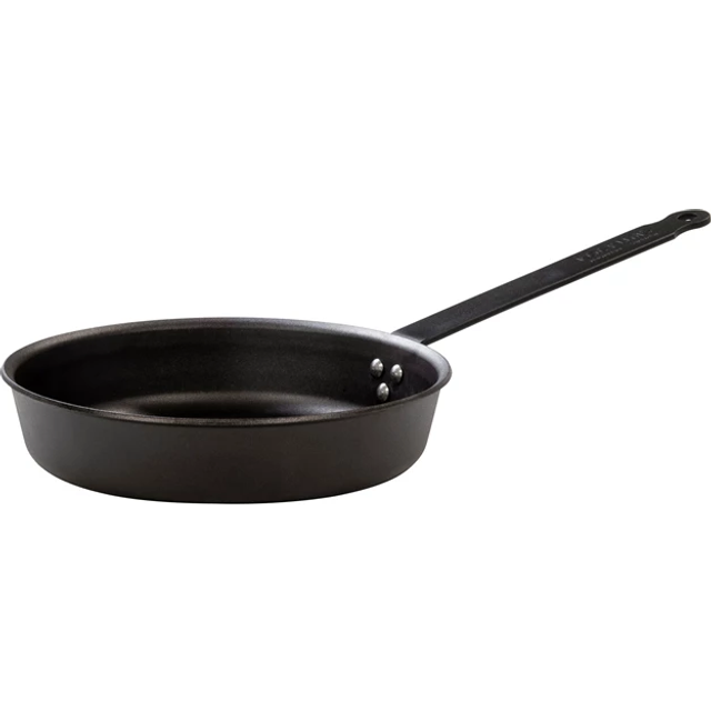 Stekpanna kolstål, 24 cm - Stål (24 cm.)