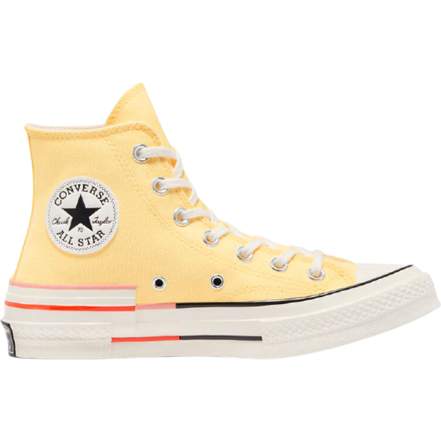 Converse Chuck 70 High Citron Pulse Women Sneakers Yellow Pink-Quartz Egret 570787C 37