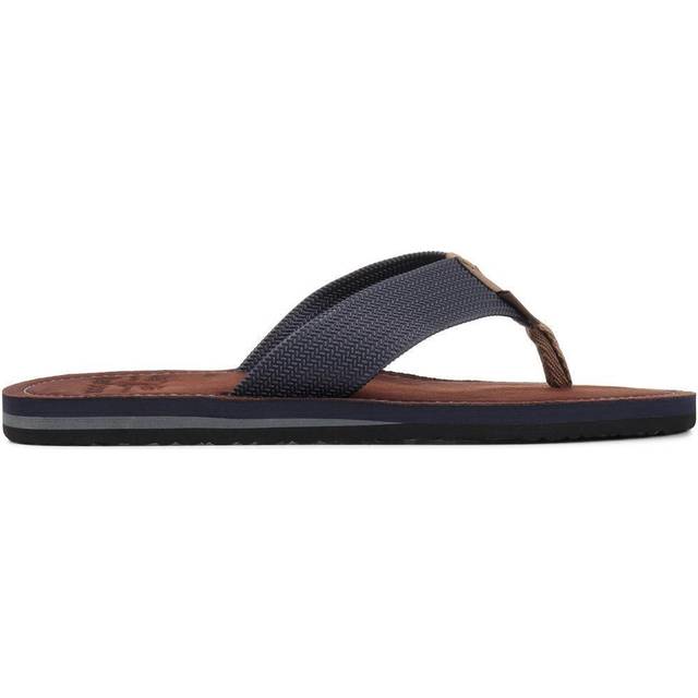 Barbour Men's Toeman Beach Toe Post Sandals - Navy - UK 8 - Blue