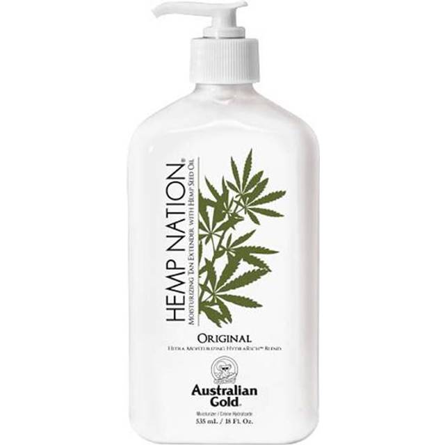 Australian Gold Original Hemp Nation Moisturizing Tan Extender Lotion, Hemp Seed Oil, 18 Fl Oz