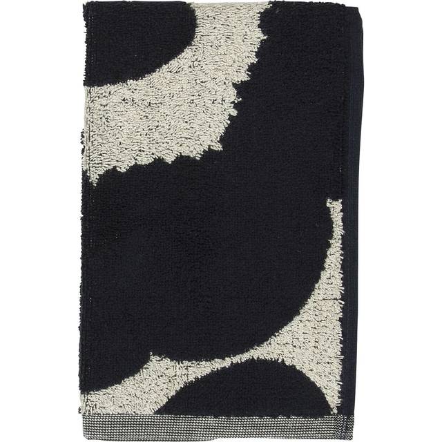 Marimekko - Unikko Gästhandduk 30x50 Cm - Mörkblå