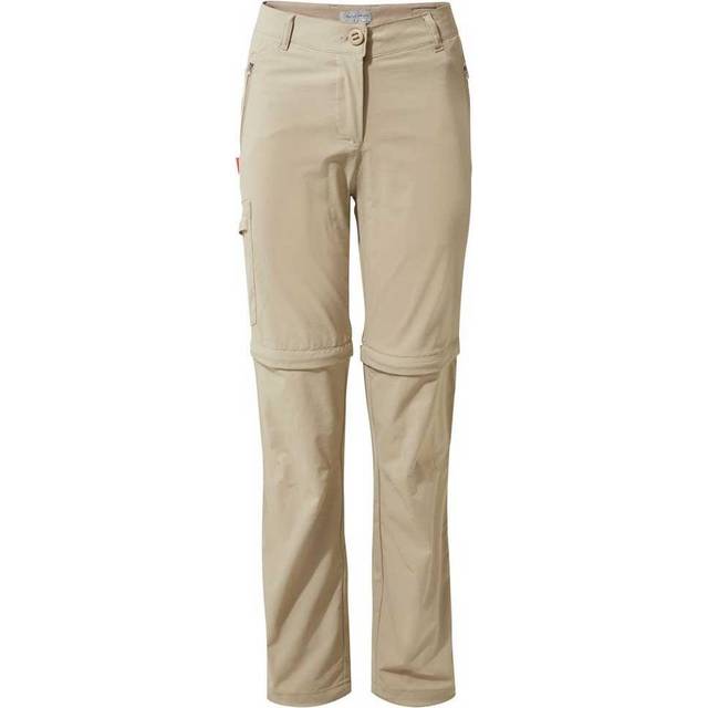 Craghoppers NosiLife Pro Stretch Convertible Trousers - Short Leg - Mushroom - 16