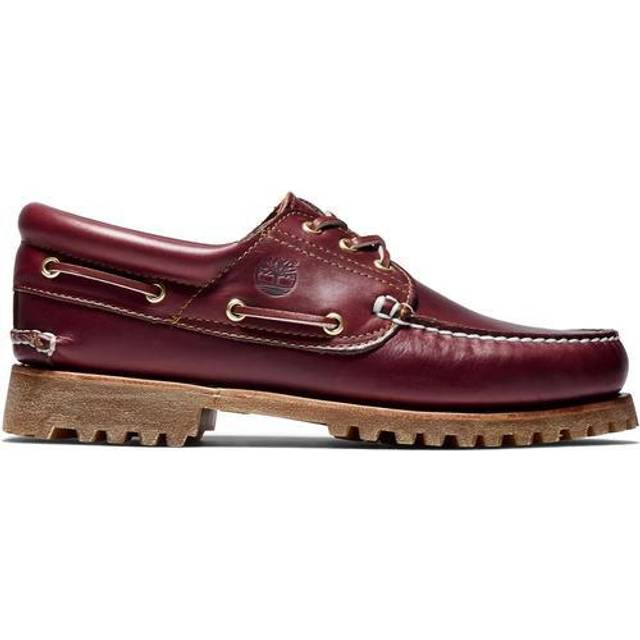 バイキンマンTimberland 3 Eye Burgundy 25cm Timberland® Authentic 3-Eye Lug Handsewn Boat Shoe for Men