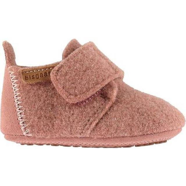 Bisgaard Unisex barn baby ull låga tofflor, rosa, 19 EU