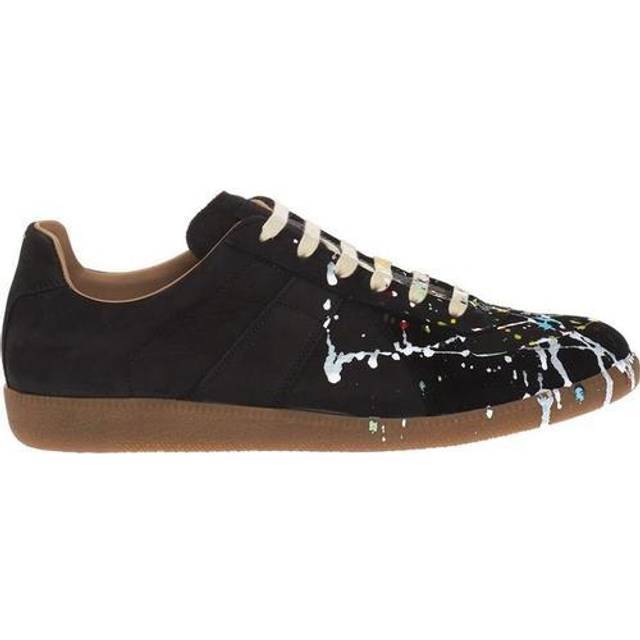 Replica Painted Sneakers Black