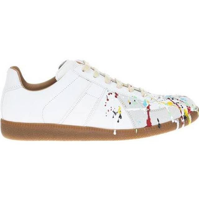 Maison Margiela Off-White Paint Replica Sneakers - 961 Off White/Paint. - IT 42