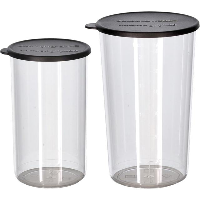 Bamix Mixbägare m lock 400+600ml till bamix Transparent