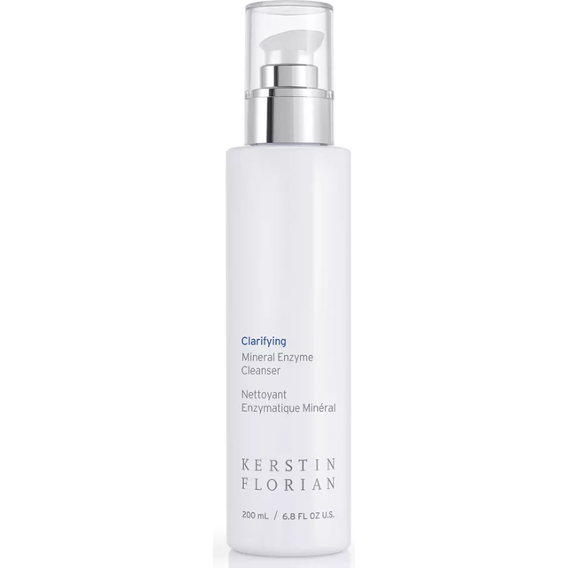 Kerstin Florian Clarifying Mineral Enzyme Cleanser  Gentle Face Wash for All Skin Types  Hydrating Body Wash for Morning or Night (6.8 fl oz