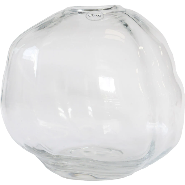 DBKD Pebble vas klar Liten Ø20 cm